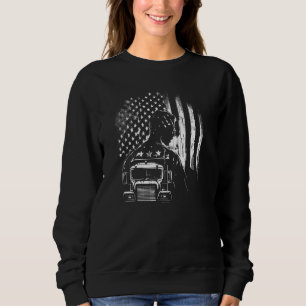 trucker American Big Rigs Diesel Truck Driver 104 Sweatshirt