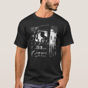 trucker American Big Rigs Diesel Truck Driver 39 T-Shirt