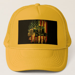 Trucker American Flag Truck Driver Truck Driver Gi Hat