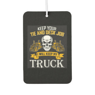 Trucker Car Air Freshener