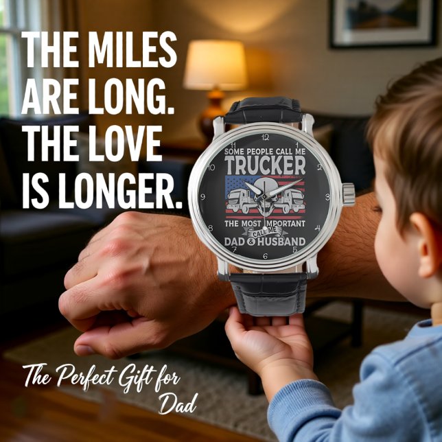 Trucker, Dad, Husband, American Skull Watch (Creator Uploaded)