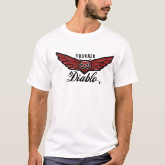 TRUCKER Diablo - T SHIRT - Customised with Back Pr