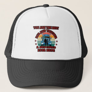 Trucker Father Son Bond Road Family Love Design Hat