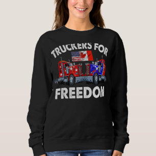 Trucker For Freedom Canada Freedom Convoy 2022 Can Sweatshirt