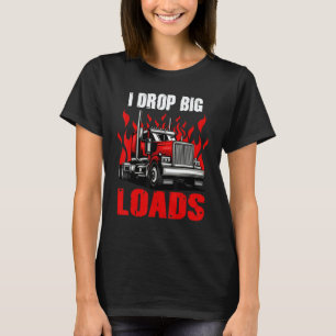 Trucker For Men Women Semi Truck Driver 2 T-Shirt