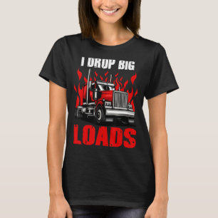 Trucker For Men Women Semi Truck Driver 2 T-Shirt