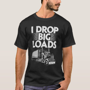 Trucker For Men Women Semi Truck Driver T-Shirt
