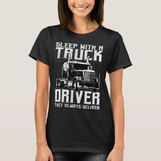 Trucker Gifts Tractor Trailer Truck 18 Wheeler Sle T-Shirt