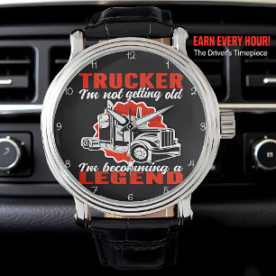 Trucker Grandfather: Grandchildren's Best Legend Watch