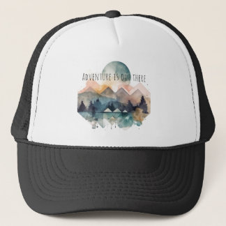 Trucker hat Adventure is out there