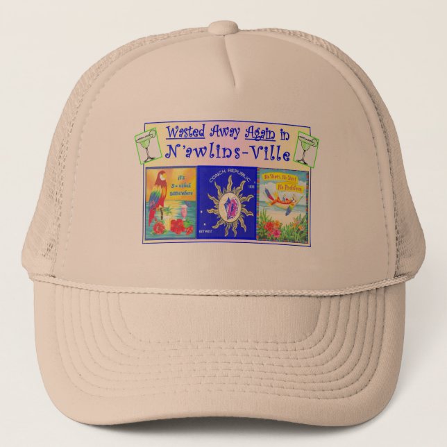 trucker hat alla n'awlins (Front)