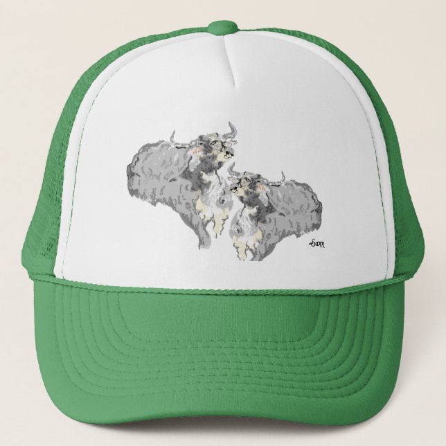 Trucker Hat :  Buffalo  On The Run   (Front)