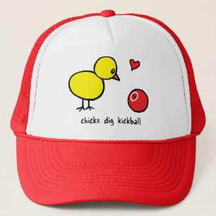 Trucker Hat - Chicks Dig Kickball