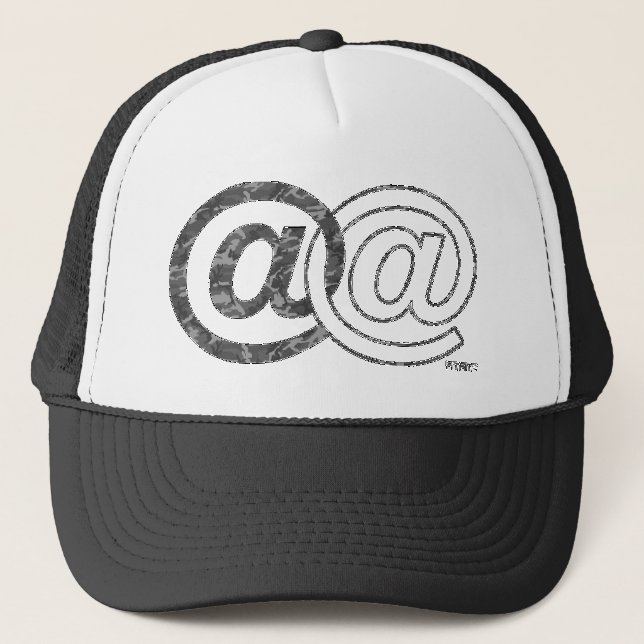 @@ Trucker Hat (GRAY CAMO) (Front)