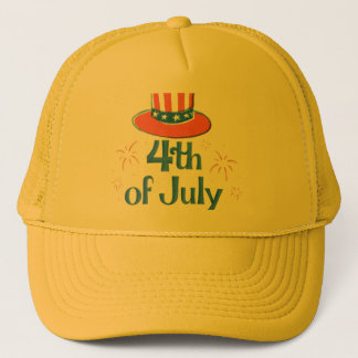 Trucker Hat Independence Day of united state