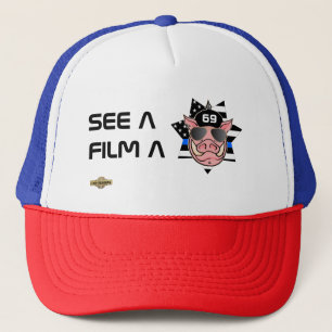 trucker hat "SEE A COP FILM A COP"