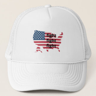 Trucker Hat, Trucker Hat, fight, usa flag cap