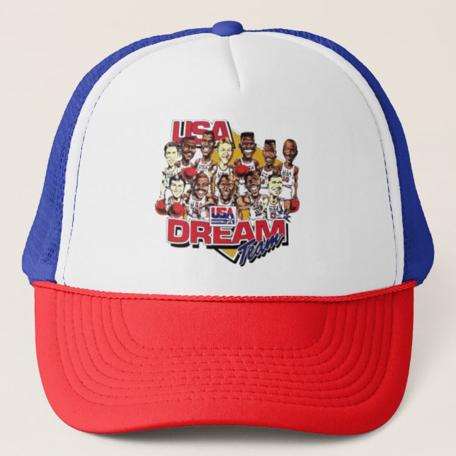 Trucker hat USA cricket team printed  (Front)
