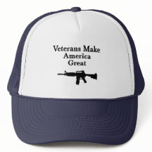 Trucker Hat: Veterans Make America Great