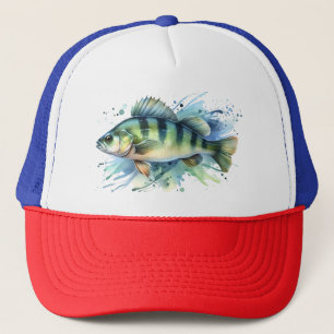 Trucker Hat - Watercolor Series: Perch