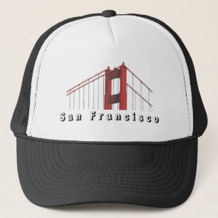 Trucker Hat, White and Black Hat