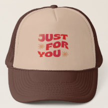 Trucker Hat, White and Black