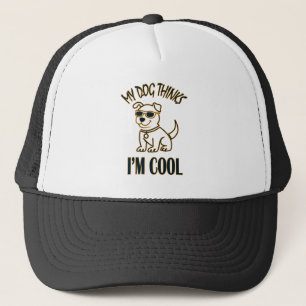 Trucker Hat, White and Black Trucker Hat