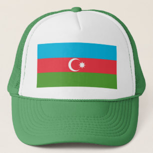 Trucker hat with flag of Azerbaijan