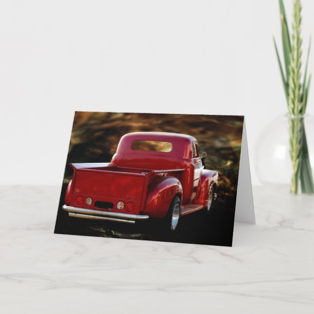 Trucker Holiday Card (Front)