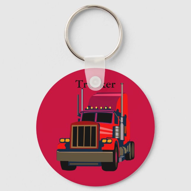 Trucker Key Ring (Front)