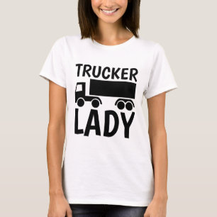 TRUCKER LADY T-shirts & Sweatshirts
