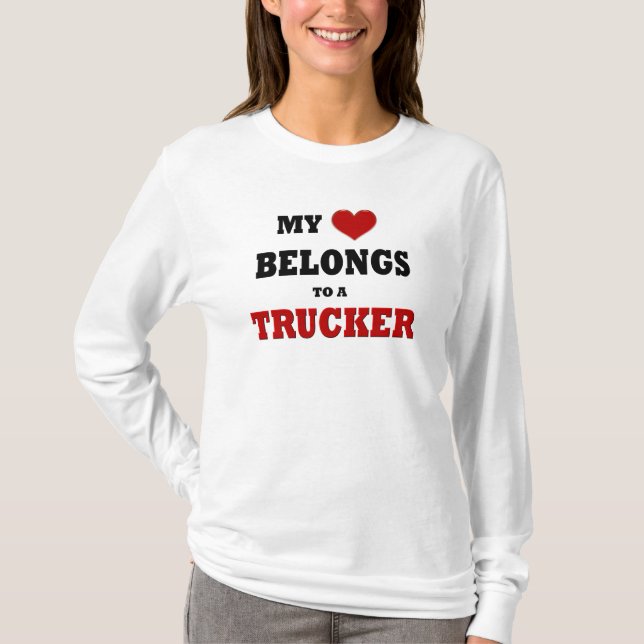 Trucker Love T-Shirt (Front)