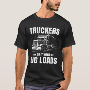 Trucker Men Truck Driver Husband Semi Trailer 3 T-Shirt