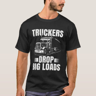 Trucker Men Truck Driver Husband Semi Trailer 5 T-Shirt