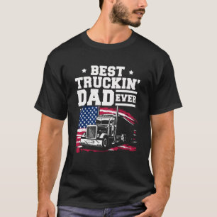 Trucker Men Women Big Rig Trucking Truckin' Road L T-Shirt
