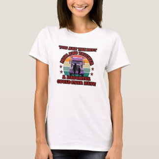 Trucker Mother Daughter Bond Family Road Love T-Shirt