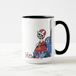 Trucker Mug Held Punkt Kaffeetasse