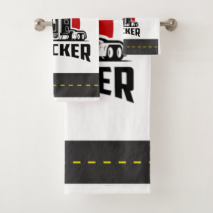 TRUCKER Personalised Gift and Guest Bath Towel Set