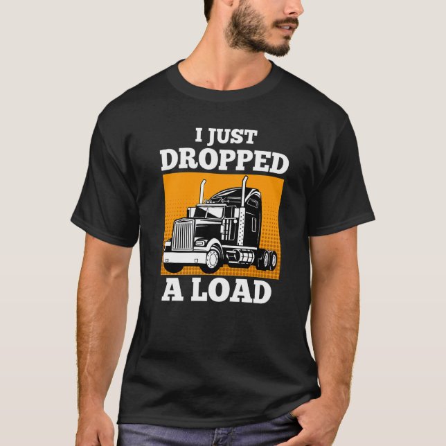 Trucker Saying Trucker Joke Professional Driver T-Shirt (Front)