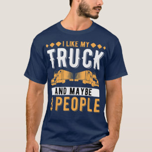 Trucker Truck Driver Trucking Trucks 3047 T-Shirt