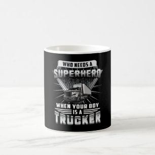 Trucker Truck Driver Trucks Love Funny Gift Idea Coffee Mug