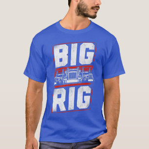 Trucker Truck Driver Vintage Big Rig T-Shirt