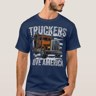 Trucker Trucks Driver Vintage T-Shirt