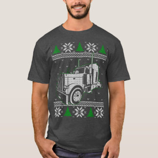 Trucker Ugly Christmas Sweater Truck Driver Gift