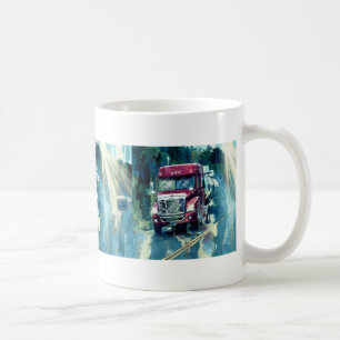 TRUCKERS BIG RIG TRUCK STOP DRINKING MUGS