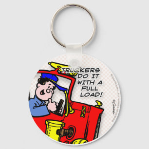 Truckers Do It Key Ring