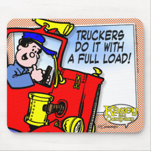 Truckers Do It Mouse Pad
