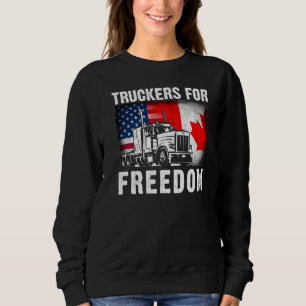 Truckers For Freedom Convoy 2022 Let's Go Truckers Sweatshirt