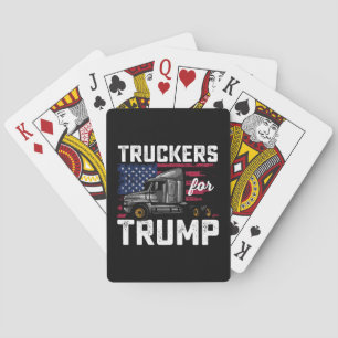 Truckers For Trump Presidential Election Vintage Playing Cards