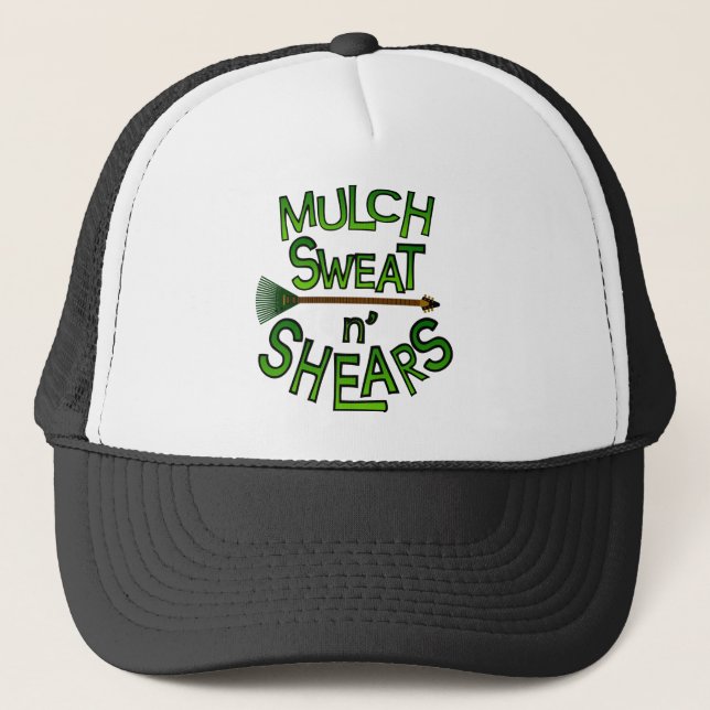 Trucker's Hat Mulch Logo (Front)